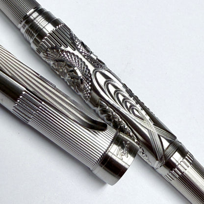 Victorian Steel Crystal Fountain Pen