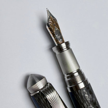 Blueline — Stainless Steel-Infused Carbon Fiber Pen
