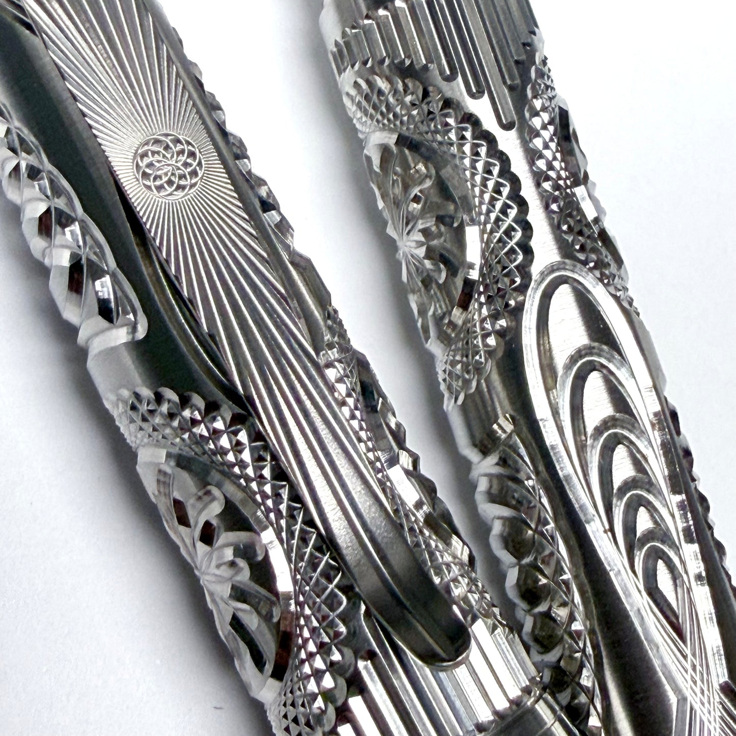 Victorian Stainless Steel Fountain Pen – Ornamental Turning & Guilloche