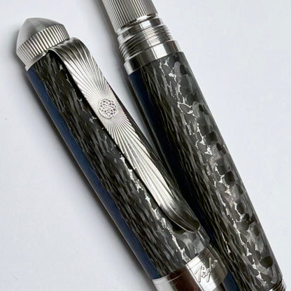 Blueline — Stainless Steel-Infused Carbon Fiber Pen